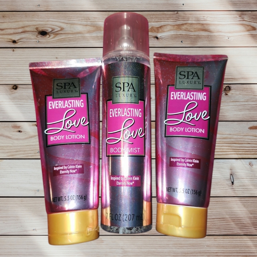 Everlasting Love Body Lotion and Mist Set - Pink